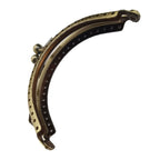 Bronze Colour Kiss Lock Semi circle Purse Frame DIY Purse Accessories Sewing Clasp Purse Crochet purse accessories 口金钱包包