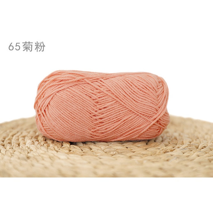 4ply Milk Cotton Yarn (36 - 67) / Meng Wawa Yarn/ Crochet Yarn/ Knitting Yarn/ Benang Kait Milk Cotton 雪妃尔萌娃娃4股牛奶线棉纱线