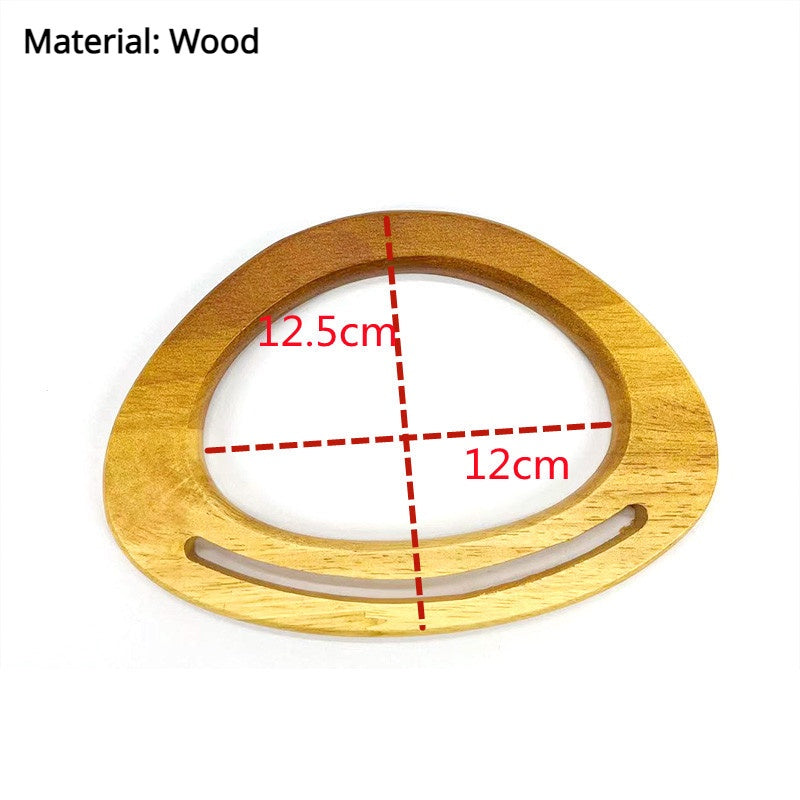 1 pair (2pcs) DIY bag accessories Wooden / Bamboo Bag Handle Wood Handle Pemegang Beg Kayu Bamboo Bag Handle