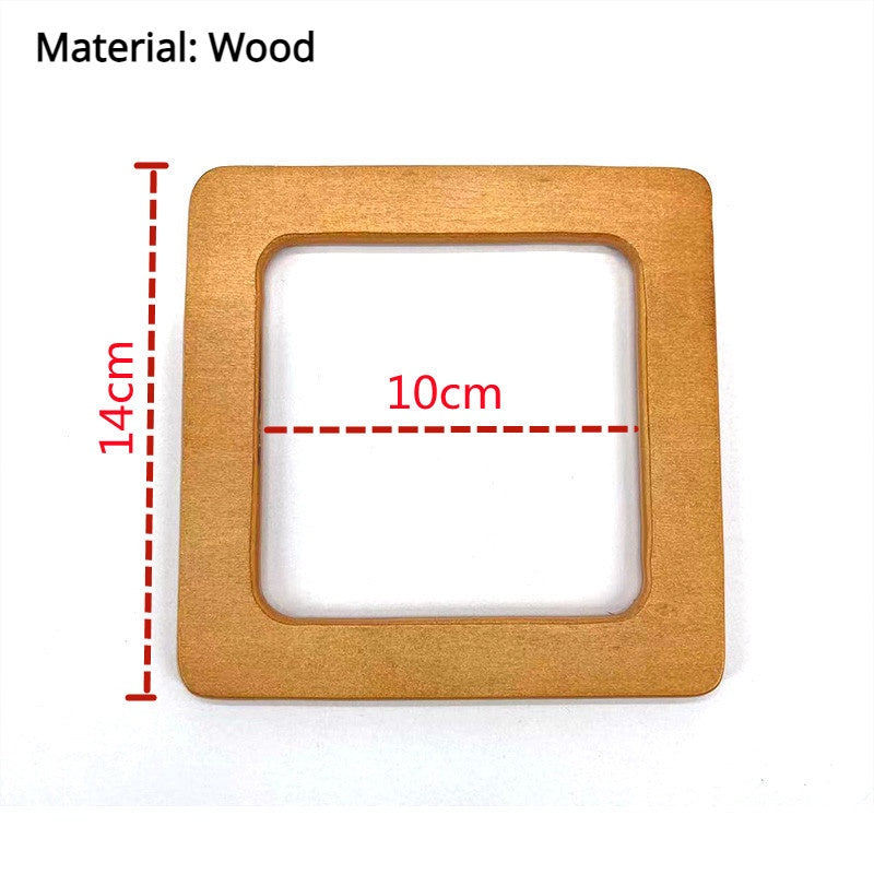 1 pair (2pcs) DIY bag accessories Wooden / Bamboo Bag Handle Wood Handle Pemegang Beg Kayu Bamboo Bag Handle