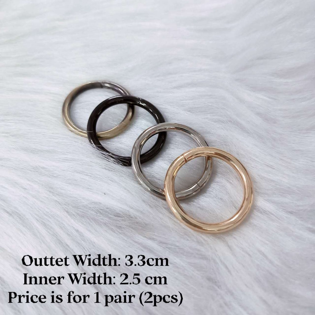 Seamless Ring / Link Loop Ring/ Jump Ring Connector for Bag / Open End Circle Connection Buckle/ Metal Buckle Ring