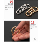 O Ring / Bag Accessories/ Metal Round Buckle/ Open Ring/ Spring Buckle/ Spring O Ring Buckle/ Key Buckle