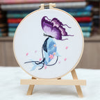 Embroidery Kit- Needlework- Whale & Butterfly Series- Beginner Embroidery Set- Sulaman Tangan- Set Sulam- Cross Stitch