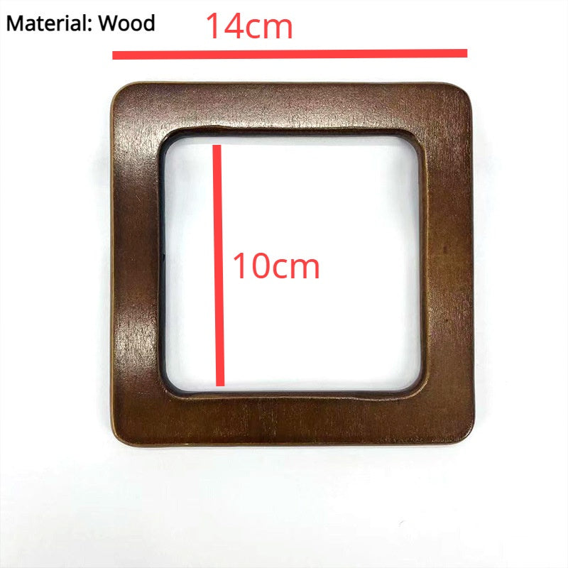 1 pair (2pcs) DIY bag accessories Wooden / Bamboo Bag Handle Wood Handle Pemegang Beg Kayu Bamboo Bag Handle