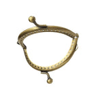 Bronze Colour Kiss Lock Semi circle Purse Frame DIY Purse Accessories Sewing Clasp Purse Crochet purse accessories 口金钱包包
