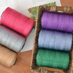 250g Flat Ribbon Yarn/ benang kait beg/ Icy Yarn/ Tape Yarn/ Tali Beg/ crochet yarn/ 丝光线/冰丝棉麻扁带线
