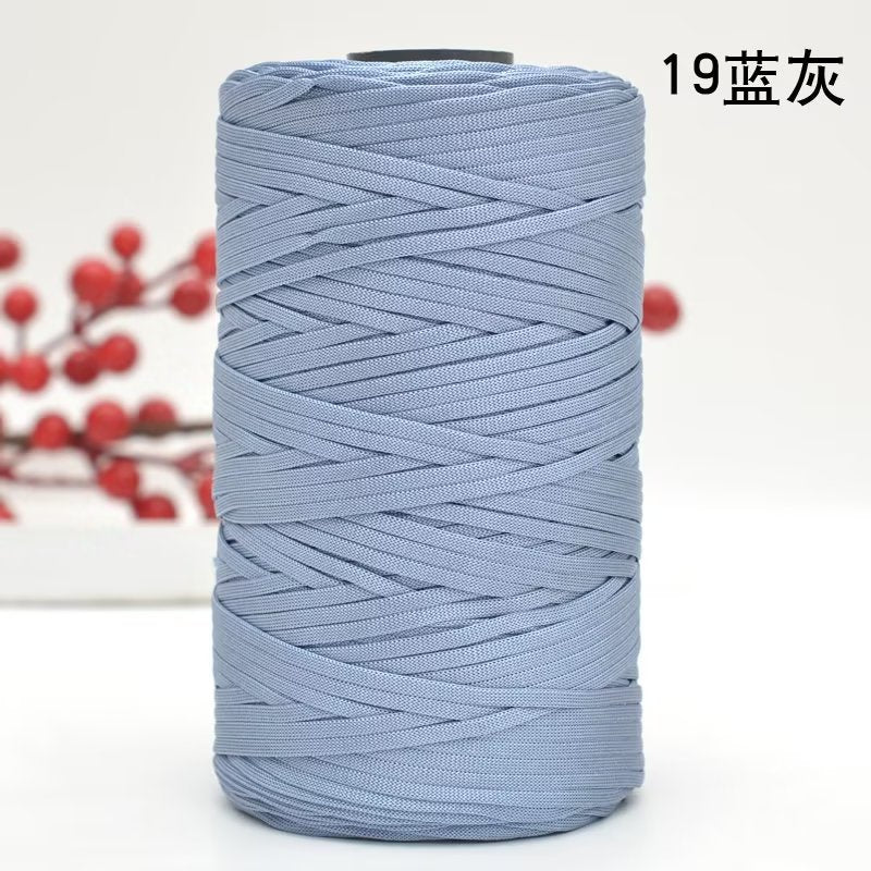 250g Flat Ribbon Yarn/ benang kait beg/ Icy Yarn/ Tape Yarn/ Tali Beg/ crochet yarn/ 丝光线/冰丝棉麻扁带线