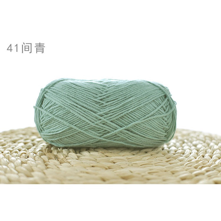 4ply Milk Cotton Yarn (36 - 67) / Meng Wawa Yarn/ Crochet Yarn/ Knitting Yarn/ Benang Kait Milk Cotton 雪妃尔萌娃娃4股牛奶线棉纱线
