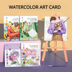 CLEARANCE Creative Watercolor Painting Book Decompression Coloring Book Graffiti Drawing Book Cartoon with Paint