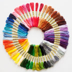 8pcs Embroidery Thread / Floss Mixed 8 Colour Set Handmade DIY Cross Stitch Thread Colorful Benang Sulam 8色/混色刺绣线