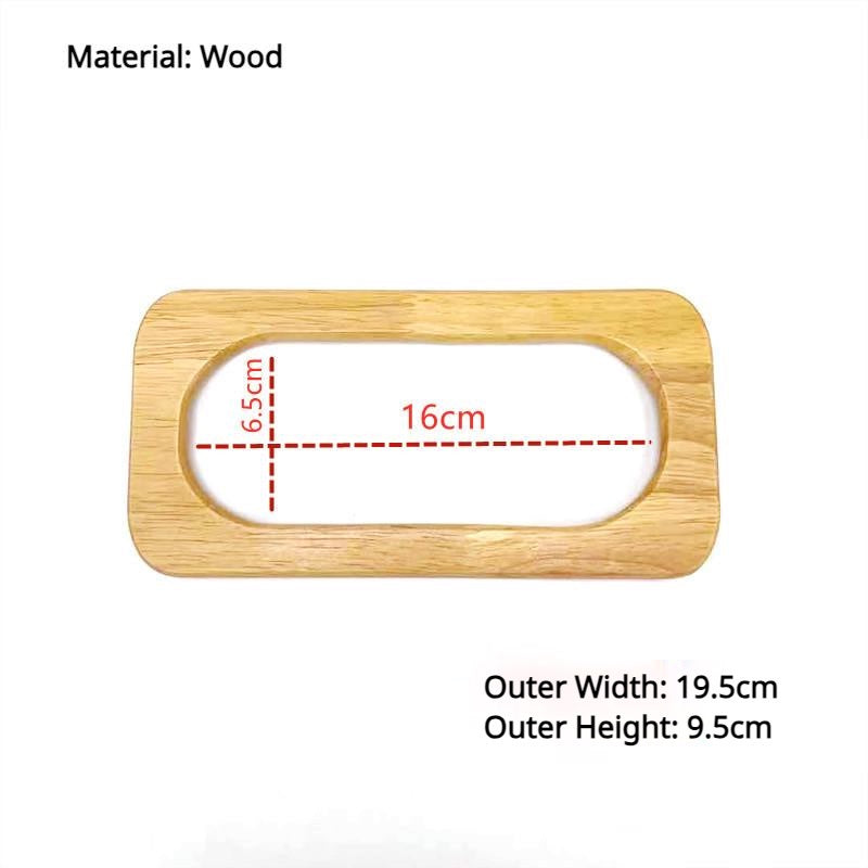 1 pair (2pcs) DIY bag accessories Wooden / Bamboo Bag Handle Wood Handle Pemegang Beg Kayu Bamboo Bag Handle