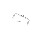 Square Shape Kiss Lock Silver Colour Wallet Purse Frame DIY Crochet Purse Accessories Sewing Clasp Purse 口金钱包包包配件
