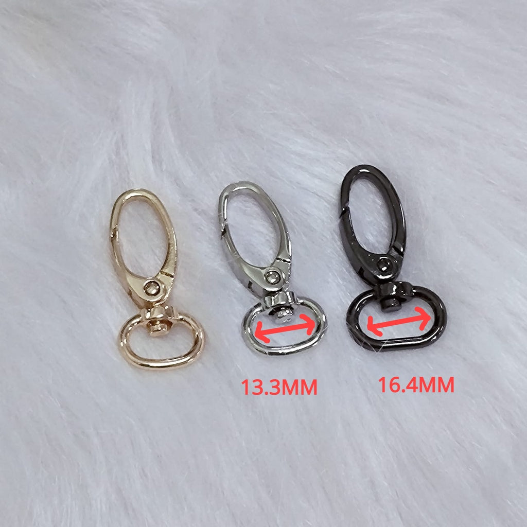 Oval Swivel Lobster Clasps/ Bag Accessories/ Bag Hook/ Bag Buckle/ Hook Buckle/ Clasps set/ Zinc Alloy Hardware