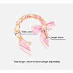 Bag Chain Bowknot Bag Strap Portable Purse Bag Accessories Decorative Ornaments Hand Strap underarm bag strap