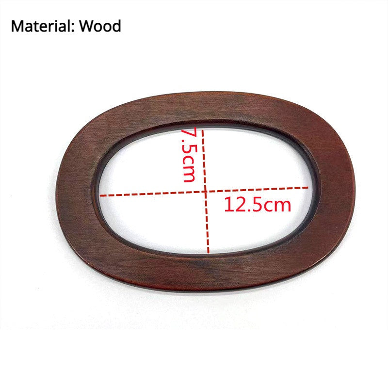 1 pair (2pcs) DIY bag accessories Wooden / Bamboo Bag Handle Wood Handle Pemegang Beg Kayu Bamboo Bag Handle