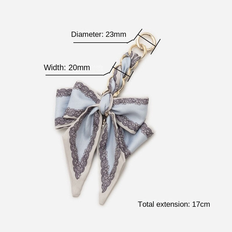 Bag Extension Chain Bowknot Bag Chain Bag Deco Hanging Chain Strap DIY Bag Chain Adjustable Lengthened Shoulder Underarm