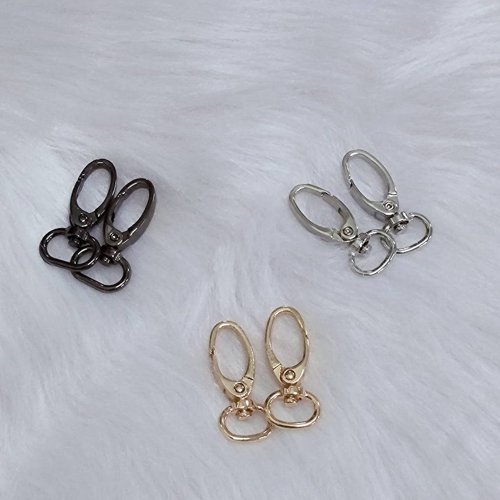 Oval Swivel Lobster Clasps/ Bag Accessories/ Bag Hook/ Bag Buckle/ Hook Buckle/ Clasps set/ Zinc Alloy Hardware