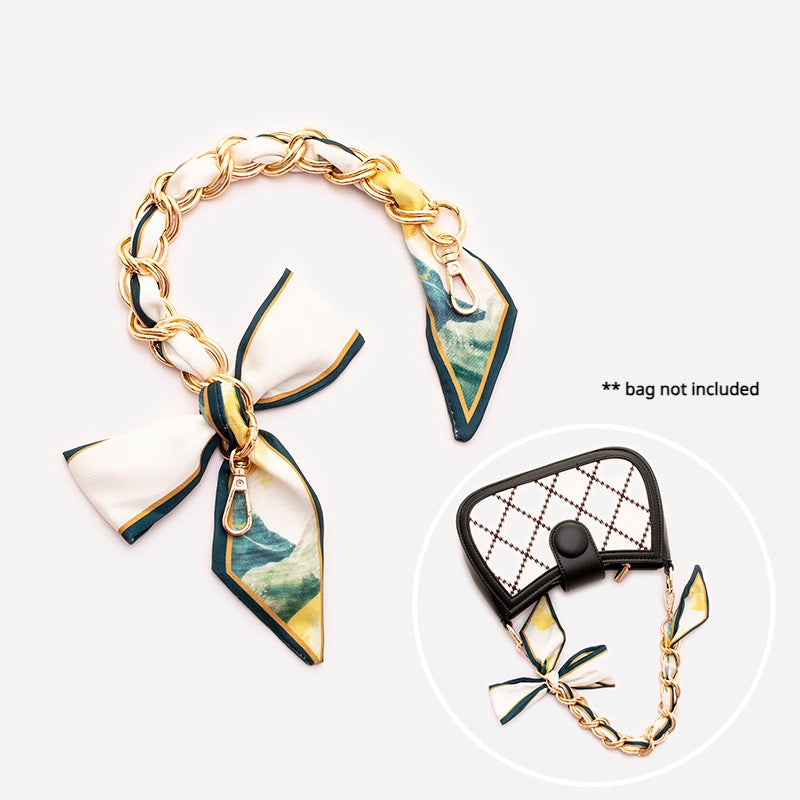 Bag Chain Bowknot Bag Strap Portable Purse Bag Accessories Decorative Ornaments Hand Strap underarm bag strap