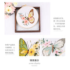 Embroidery Kit- Needlework- Whale & Butterfly Series- Beginner Embroidery Set- Sulaman Tangan- Set Sulam- Cross Stitch