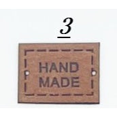 5pcs Handmade Microfiber Label Tag Color Tag Mini Tag handmade 迷你彩色手工制作标签