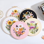 New Arrival Embroidery Kit Needlework/ Beginner Embroidery Set/ Set Sulaman Tangan/ DIY cross stitch set/ 刺绣材料包