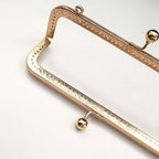 20.5cm Square Shape Kiss Lock Wallet Purse Frame DIY Crochet Purse Accessories Sewing Clasp Purse 口金钱包包包配件