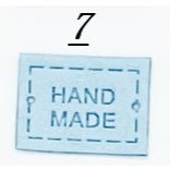 5pcs Handmade Microfiber Label Tag Color Tag Mini Tag handmade 迷你彩色手工制作标签