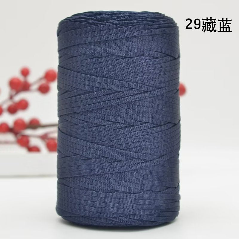 250g Flat Ribbon Yarn/ benang kait beg/ Icy Yarn/ Tape Yarn/ Tali Beg/ crochet yarn/ 丝光线/冰丝棉麻扁带线