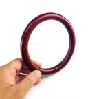 Round Wooden Handle for Handmade Handbag DIY Tote Purse Pemegang Beg Kayu O Handle