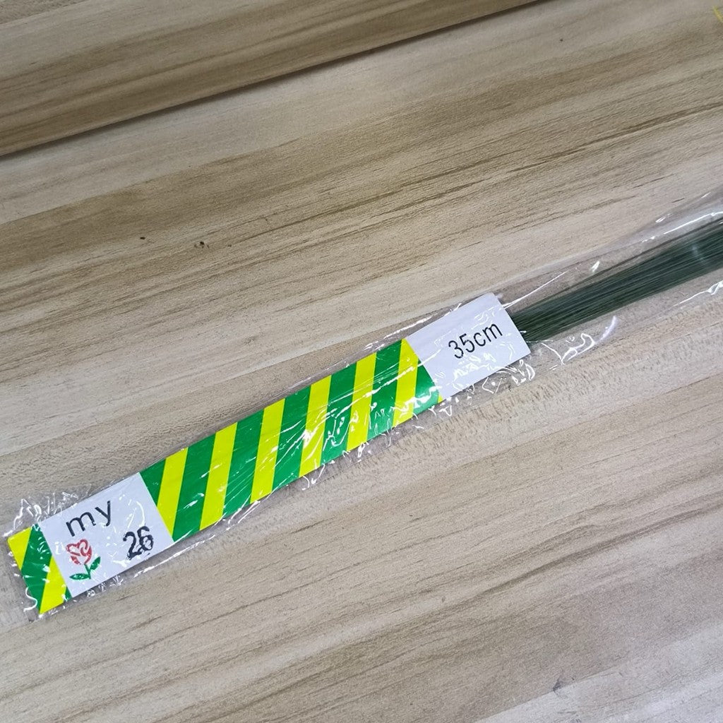 Flora Wire - Flower Wire - Dawai Bunga Hijau- Tape Hijau - Tape Bunga - Flower Stick- Floral Tape