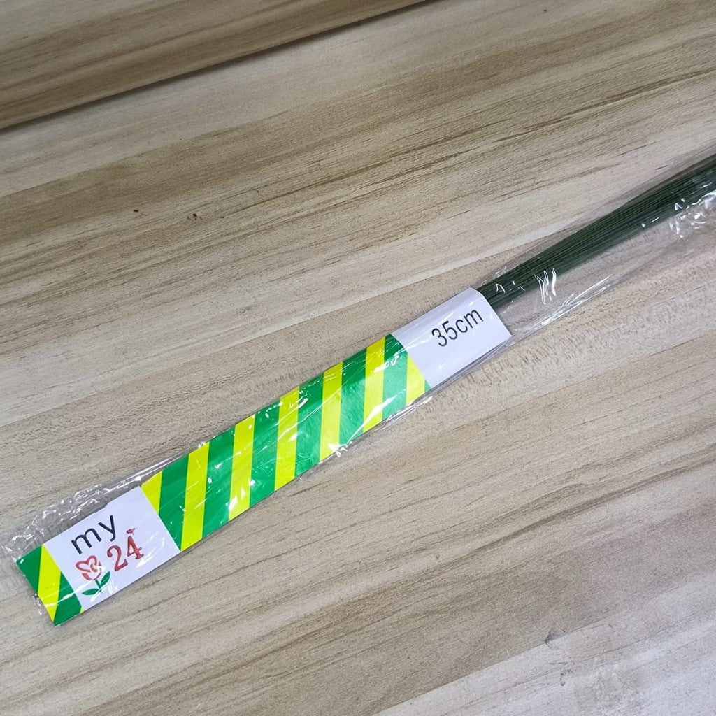 Flora Wire - Flower Wire - Dawai Bunga Hijau- Tape Hijau - Tape Bunga - Flower Stick- Floral Tape