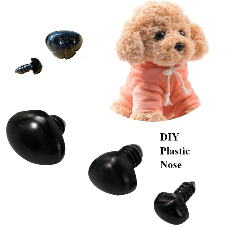 Amigurumi Screw Doll Nose/ Black Button Nose/ DIY Animal Screw Nose/Mushroom Button/ 螺丝玩偶鼻子/娃娃动物鼻子扣/黑色螺丝扣子鼻子/蘑菇扣/ 娃娃鼻子