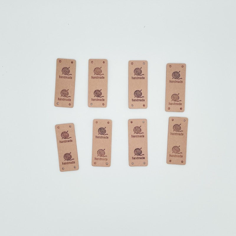 5pcs Handmade Microfiber Label Tag / Color Tag/ Mini Tag handmade Label/ Handmade Tag 迷你彩色手工制作标签