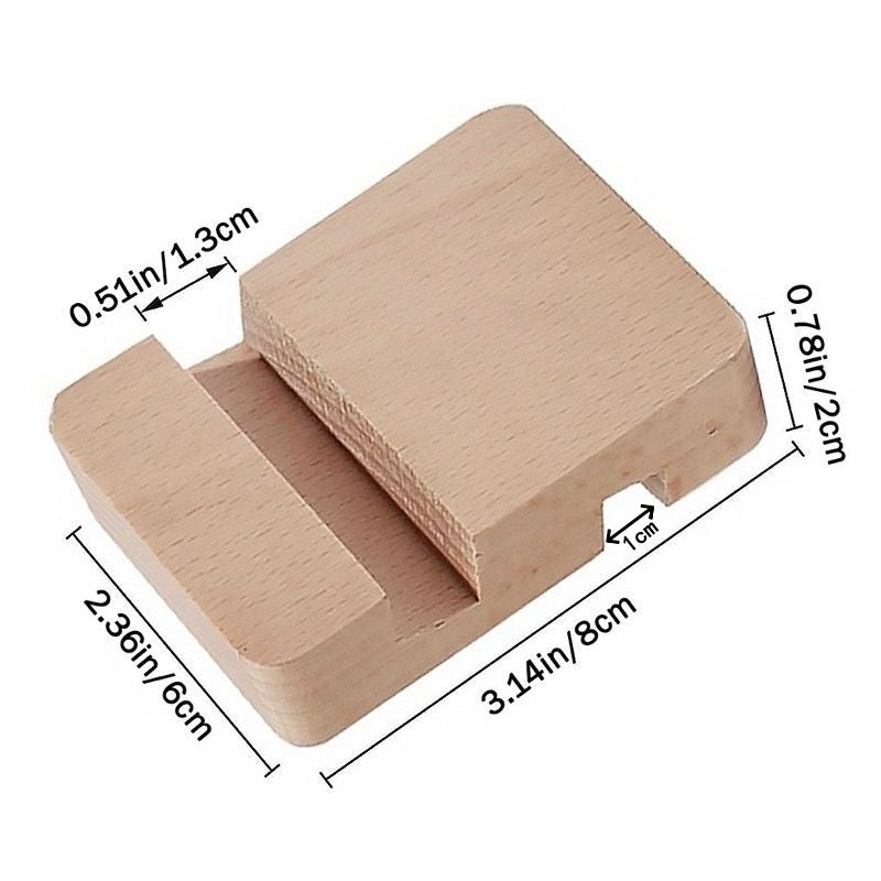 Wooden Block Stand for embroidery display/ Phone holder/ 2 ways wooden embroidery stand