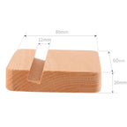 Wooden Block Stand for embroidery display/ Phone holder/ 2 ways wooden embroidery stand