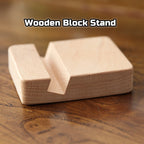 Wooden Block Stand for embroidery display/ Phone holder/ 2 ways wooden embroidery stand
