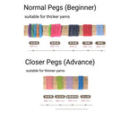 Flat Knitting Loom Set/ Crafting Artifact Rectangle Loom/ Knitting Device/ Weaving Loom/ Scarves Knitter/ 围巾编织神器