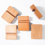 Wooden Block Stand for embroidery display/ Phone holder/ 2 ways wooden embroidery stand