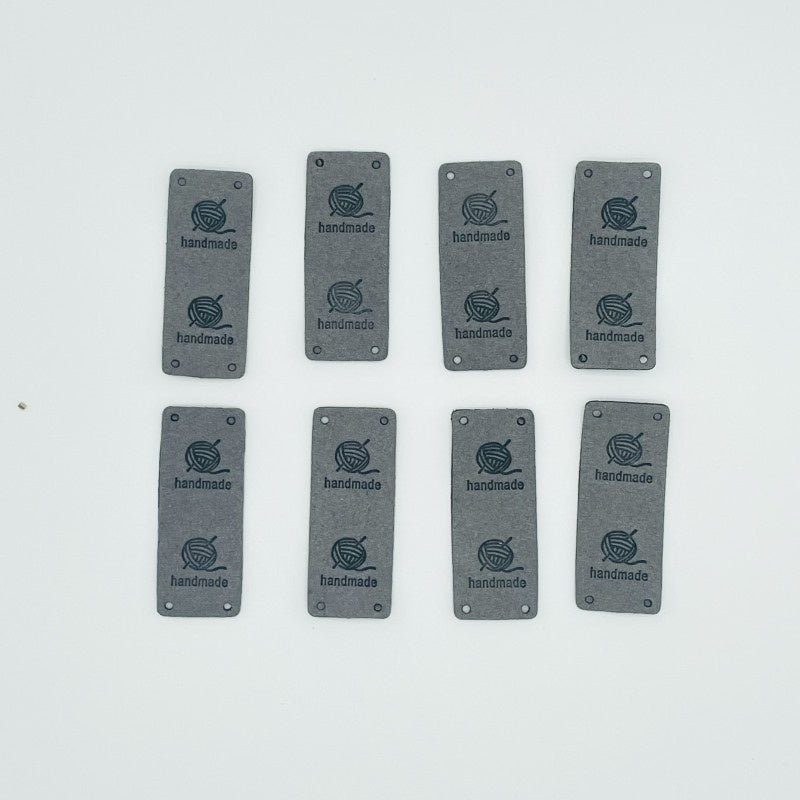 5pcs Handmade Microfiber Label Tag / Color Tag/ Mini Tag handmade Label/ Handmade Tag 迷你彩色手工制作标签