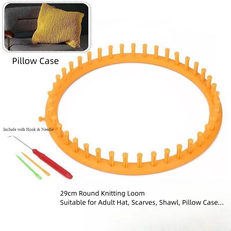 Round Knitting Loom Set/ Crafting Artifact Knitting Tools/ Knitting Device/ Weaving Loom/ Hat Knitter/  袜子帽子编织神器/ 零基础编织器