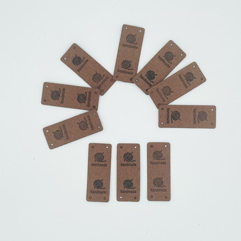 5pcs Handmade Microfiber Label Tag / Color Tag/ Mini Tag handmade Label/ Handmade Tag 迷你彩色手工制作标签