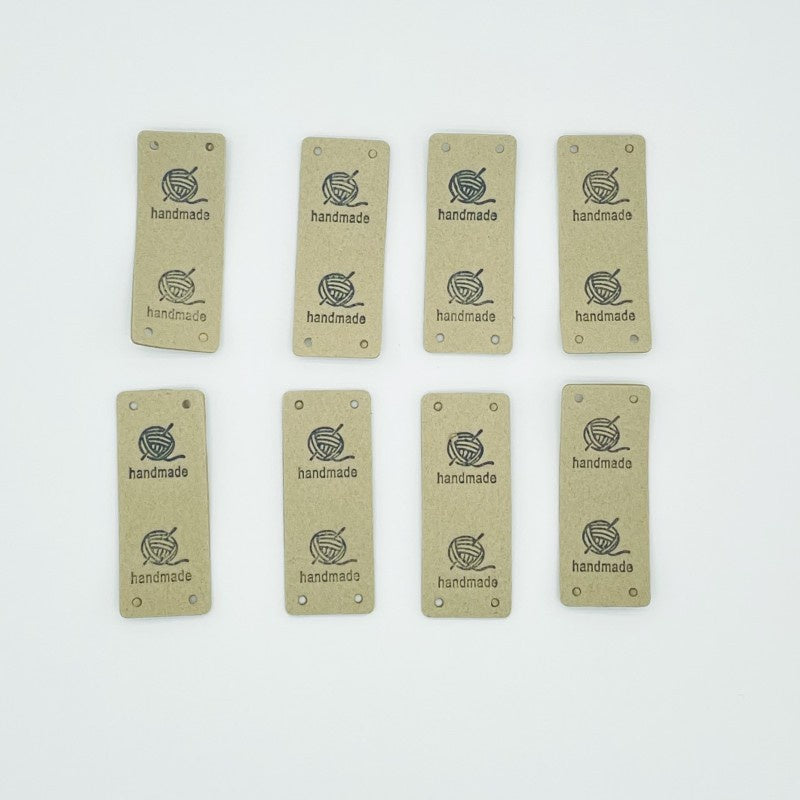 5pcs Handmade Microfiber Label Tag / Color Tag/ Mini Tag handmade Label/ Handmade Tag 迷你彩色手工制作标签