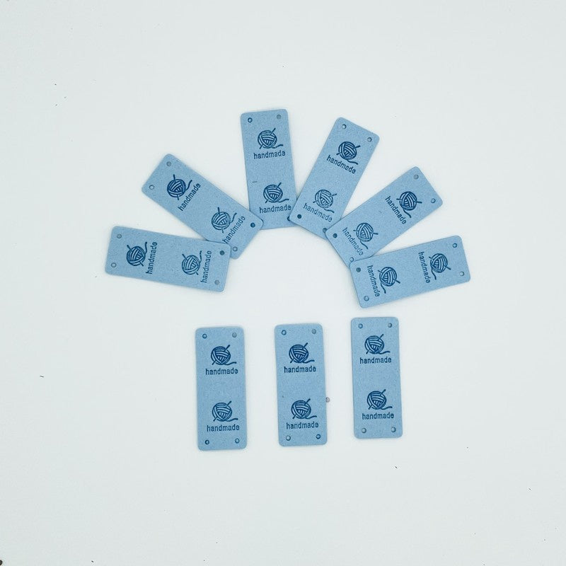 5pcs Handmade Microfiber Label Tag / Color Tag/ Mini Tag handmade Label/ Handmade Tag 迷你彩色手工制作标签