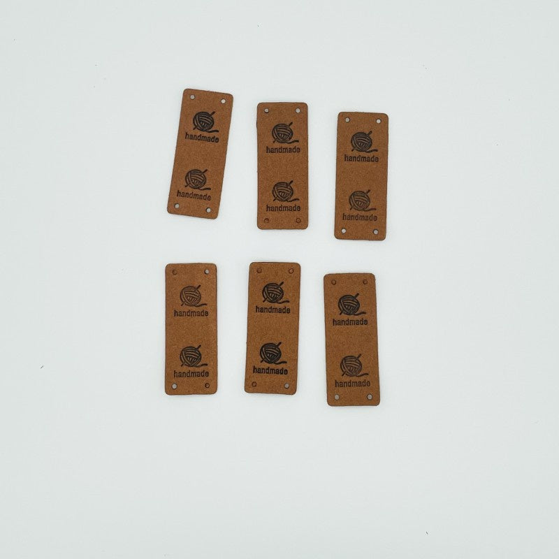 5pcs Handmade Microfiber Label Tag / Color Tag/ Mini Tag handmade Label/ Handmade Tag 迷你彩色手工制作标签