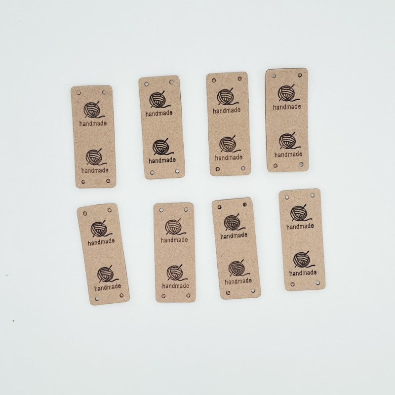 5pcs Handmade Microfiber Label Tag / Color Tag/ Mini Tag handmade Label/ Handmade Tag 迷你彩色手工制作标签