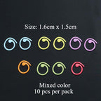 Metal Stitch Marker/ Sweater Stitch Marker/ Wool Knitting Tool / Stitch Ring/ 彩色金属记号扣/ 毛衣记号扣