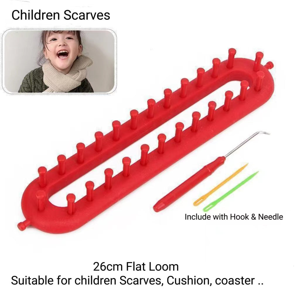 Flat Knitting Loom Set/ Crafting Artifact Rectangle Loom/ Knitting Device/ Weaving Loom/ Scarves Knitter/ 围巾编织神器
