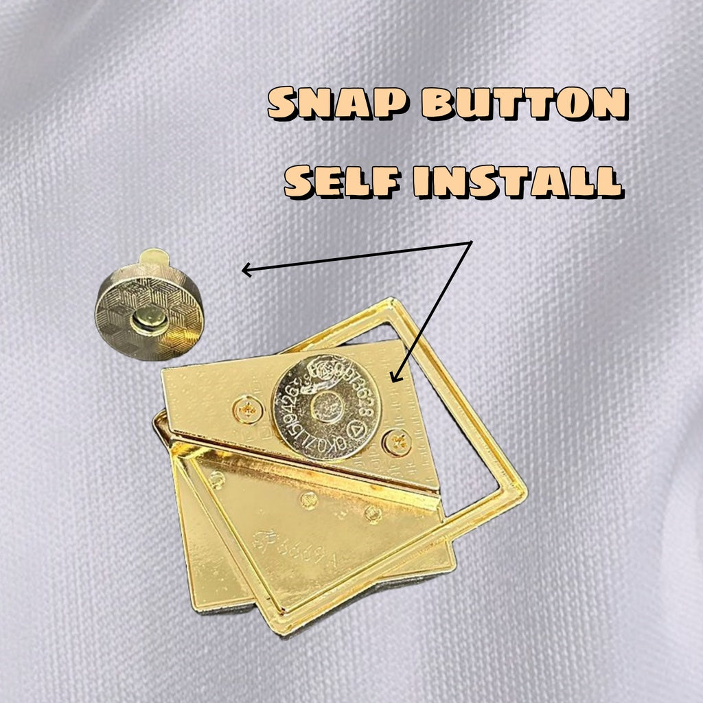 Bag Magnetic Button Clasp/ Snap Button lock for Bag/Kunci Beg Kait/ Crochet Bag Lock/Bag Accessories 包包磁铁锁扣