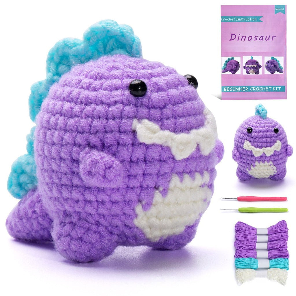 Beginner Crochet Material Kit- DIY Crochet Set-Full Knitting Tools- Crochet Starter Kit for Beginner