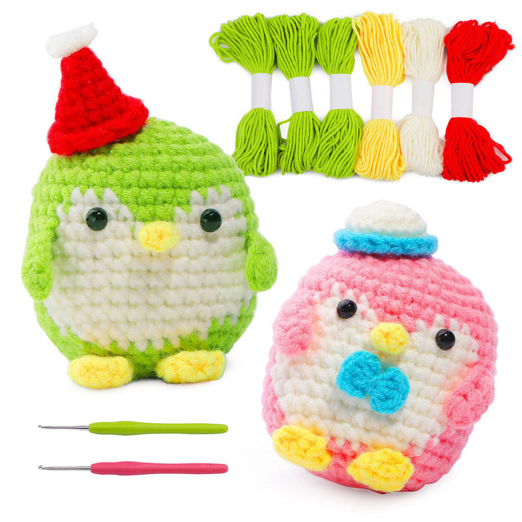 Beginner Crochet Material Kit- DIY Crochet Set-Full Knitting Tools- Crochet Starter Kit for Beginner